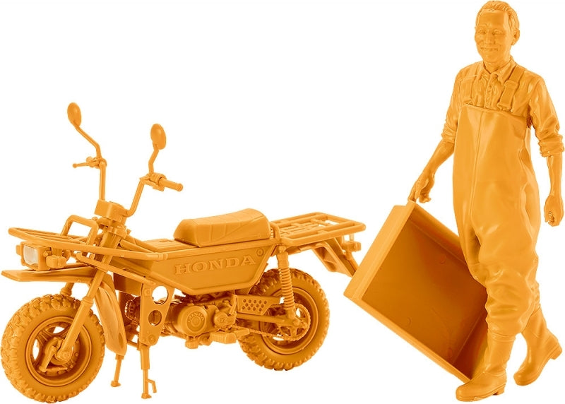 (Plastic Model Kit) PLAMAX MF-104 Rider's portrait Honda MOTRA Yellow 1/20