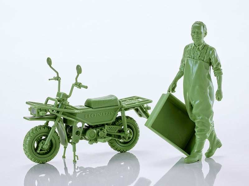 (Plastic Model Kit) PLAMAX MF-104 Rider's portrait Honda MOTRA Green 1/20
