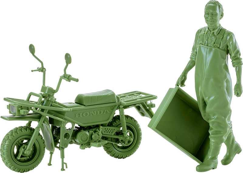 (Plastic Model Kit) PLAMAX MF-104 Rider's portrait Honda MOTRA Green 1/20