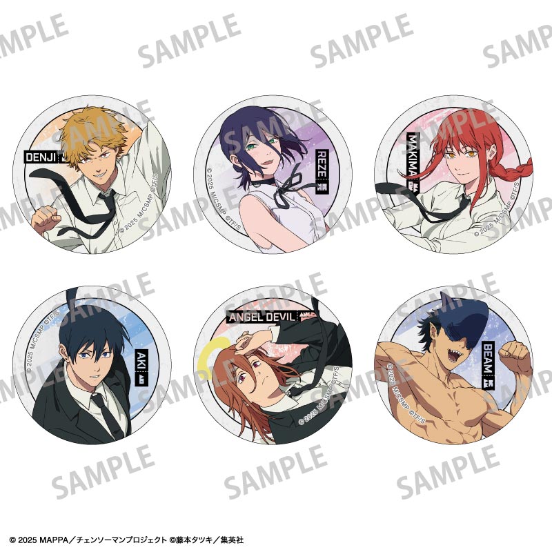 (1BOX=6)(Goods - Badge) Chainsaw Man The Movie: Reze Arc Trading Button Badge Floating