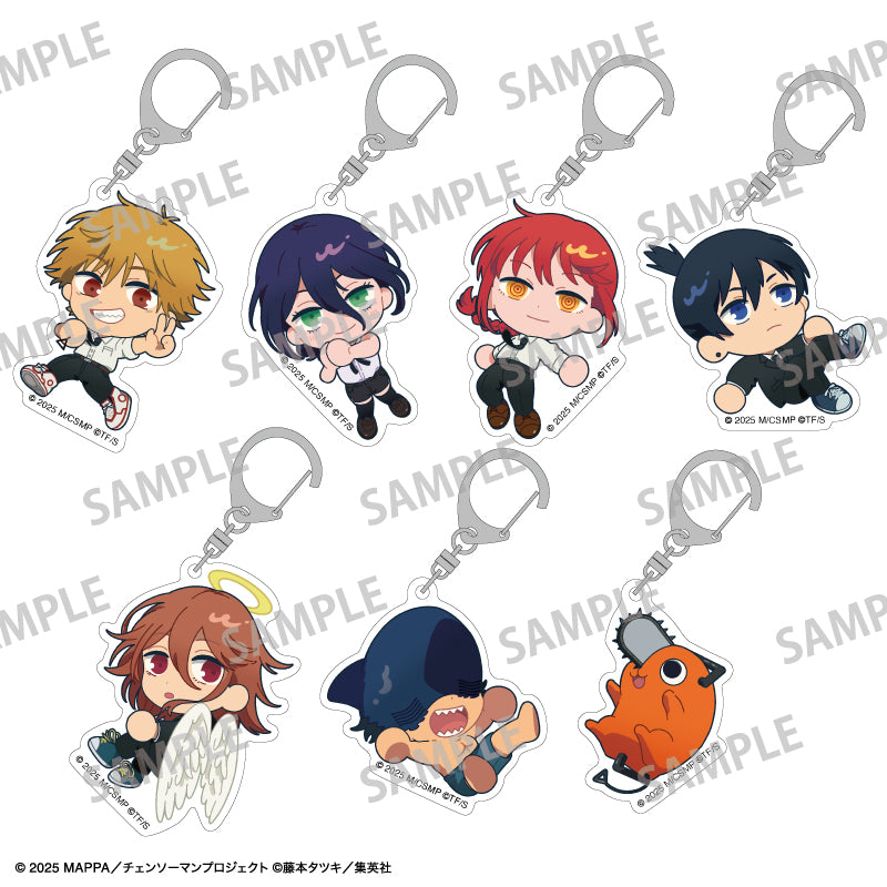(1BOX=7)(Goods - Keychain) Chainsaw Man The Movie: Reze Arc Trading Acrylic Keychain Okkochi