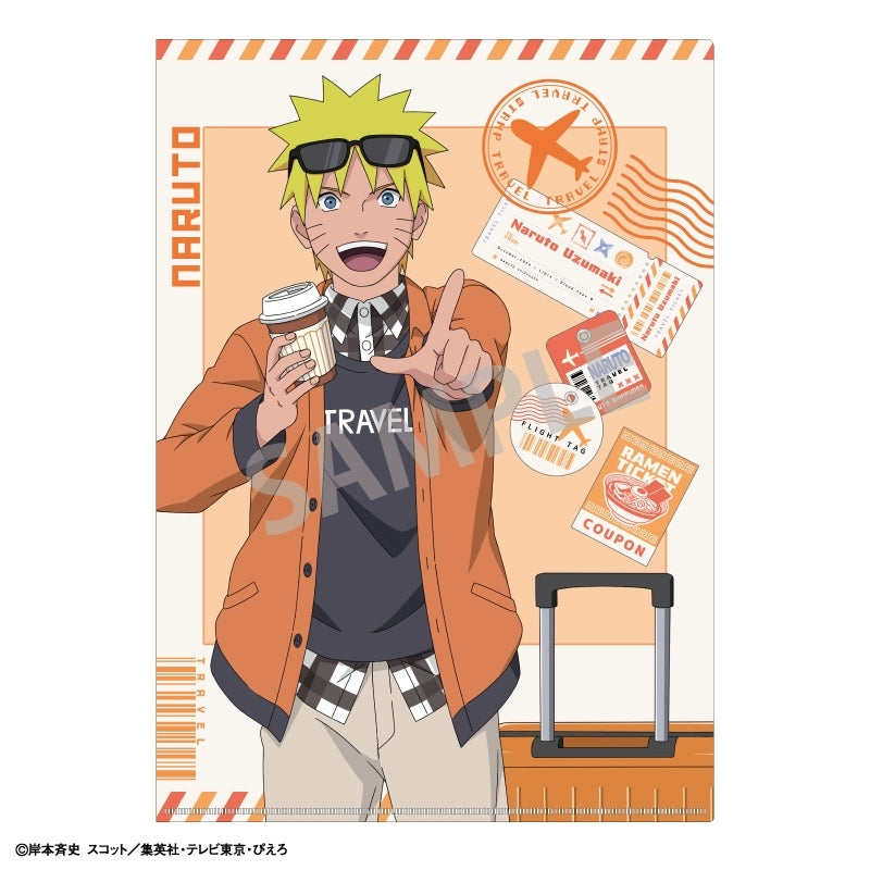 (Goods - Clear File) NARUTO Shippuden A4 Single Clear File Naruto Uzumaki/Fun Trip