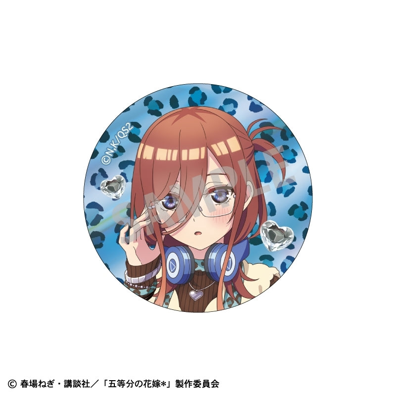 (Goods - Badge) The Quintessential Quintuplets* Trading Metallic Button Badge/Mint Chocolate GAL