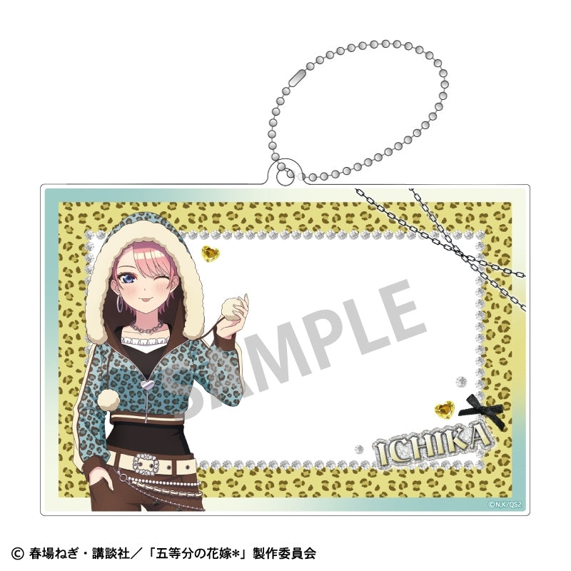 (Goods - Keychain) The Quintessential Quintuplets* Photo Frame Keychain Ichika Nakano/Mint Chocolate GAL