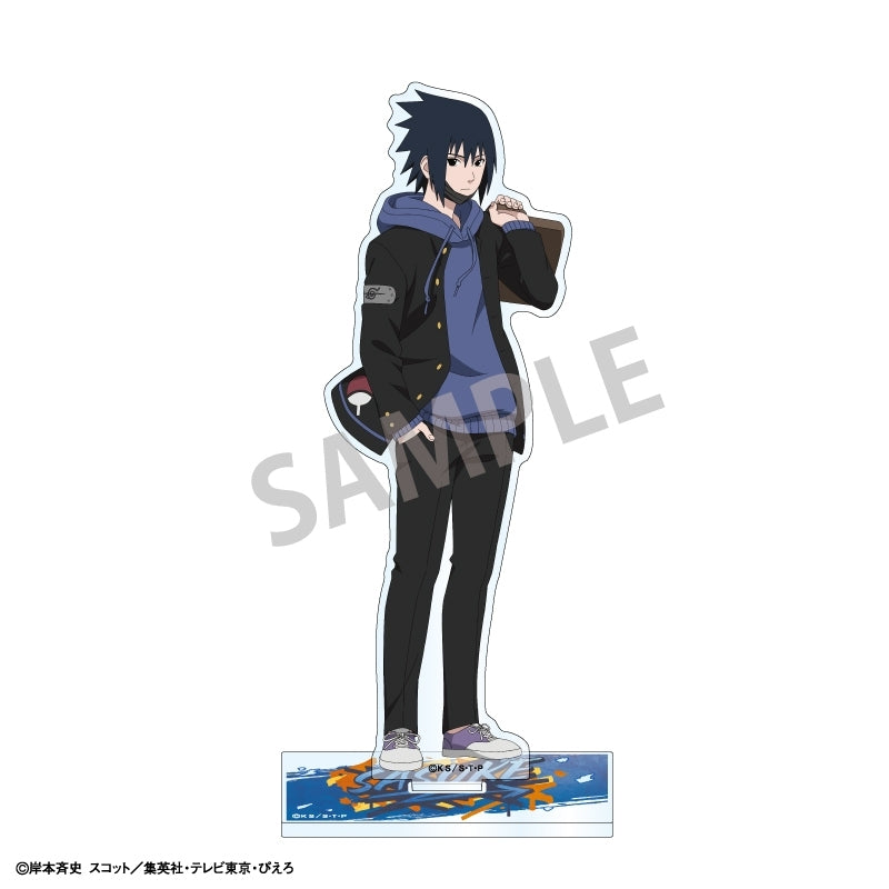 (Goods - Acrylic Stand) NARUTO Shippuden Acrylic Stand Sasuke Uchiha/Academy (animate Advance Sales)