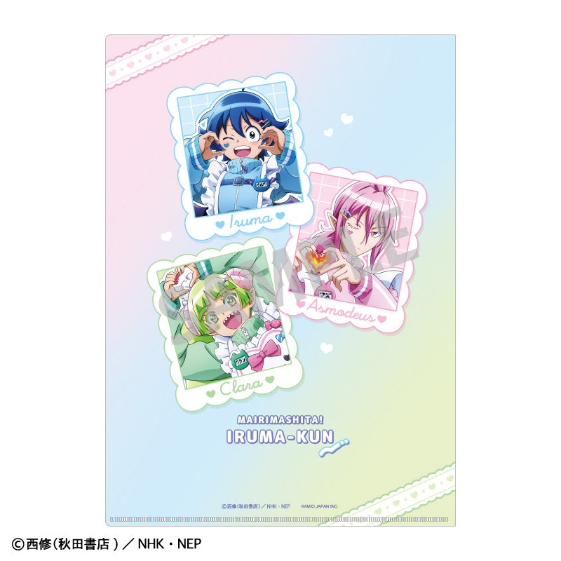 (Goods - Clear File) Welcome to Demon School! Iruma-kun A4 Single Clear File Iruma Suzuki & Alice Asmodeus & Clara Valac / Jersey Maid
