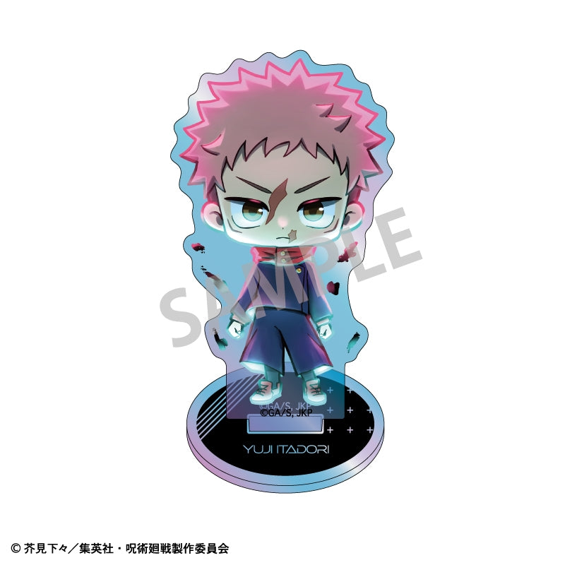 (Goods - Stand Pop) Jujutsu Kaisen Iridescent Mini Acrylic Stand Yuji Itadori
