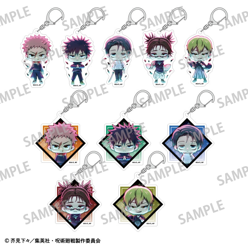 (1BOX=10)(Goods - Key Chain) Jujutsu Kaisen Trading Acrylic Key Chain