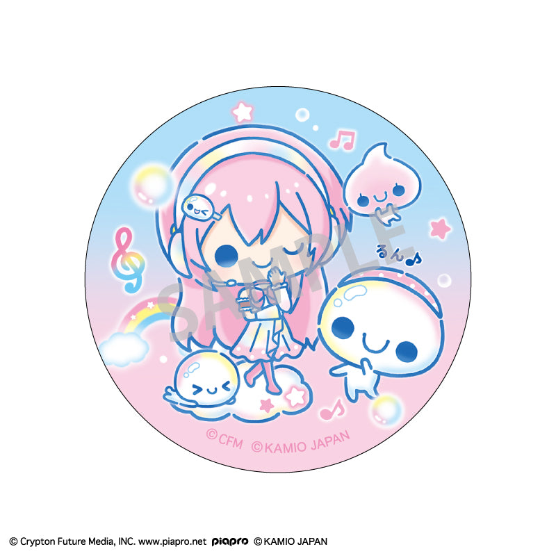 (1BOX=6)(Goods - Badge) Hatsune Miku x Pukupuku Awawa-chan Trading Button Badge
