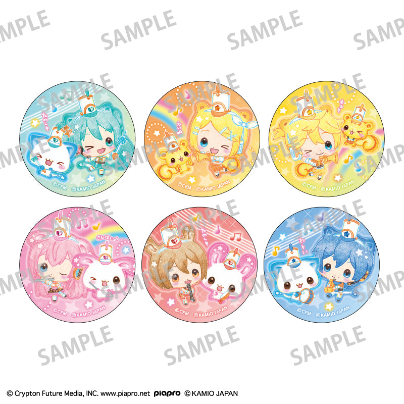 (1BOX=6)(Goods - Badge) Hatsune Miku x Happy March Trading Button Badge