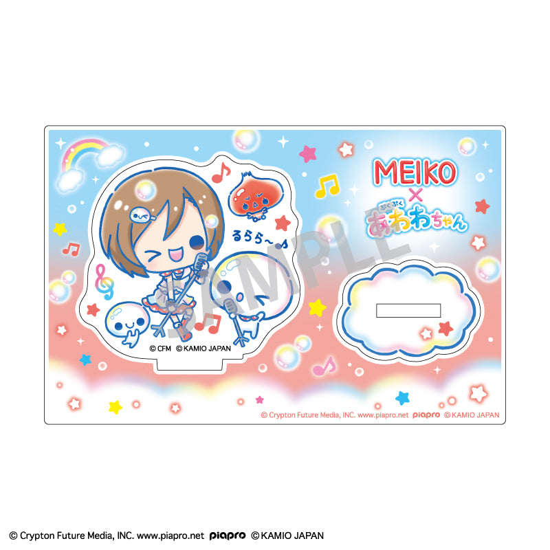 (Goods - Acrylic Stand) Hatsune Miku x Pukupuku Awawa-chan Mini Acrylic Stand MEIKO