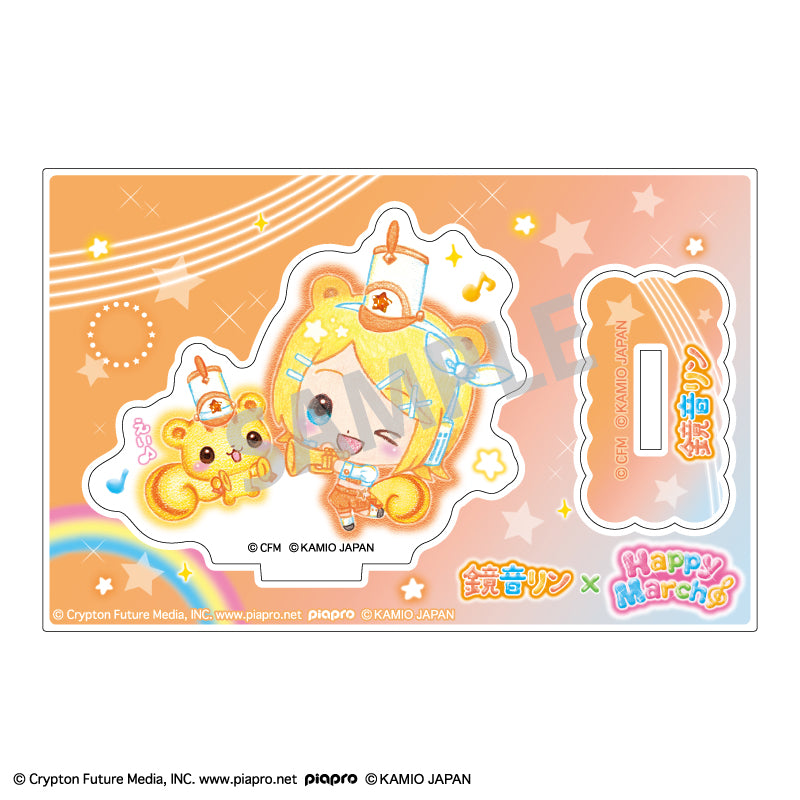 (Goods - Acrylic Stand) Hatsune Miku x Happy March Mini Acrylic Stand Kagamine Rin