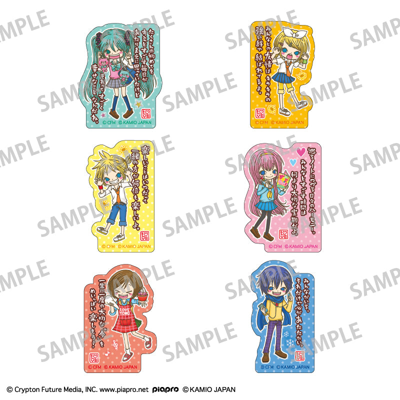 (Goods - Sticker) Hatsune Miku x LOVE TOMO Sticker Flakes
