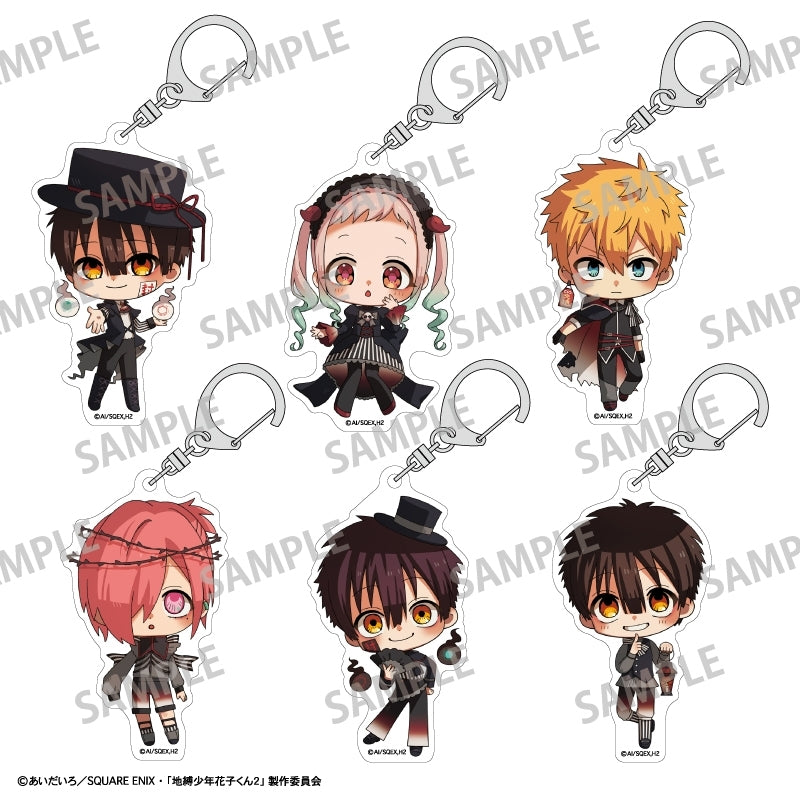 (1BOX=6)(Goods - Keychain) TV Anime Toilet-Bound Hanako-kun 2 Trading Acrylic Keychain/Gothic Style Exclusive Art (animate Advance Sales)
