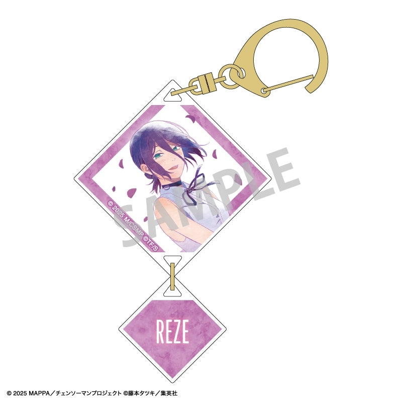 (Goods - Keychain) Chainsaw Man – The Movie: Reze Arc Two Piece Acrylic Keychain Reze/Floating/KAMIANI TOUCH
