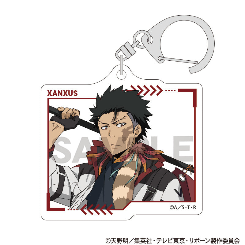 (1BOX=10)(Goods - Key Chain) REBORN! Trading Acrylic Key Chain (Flag)