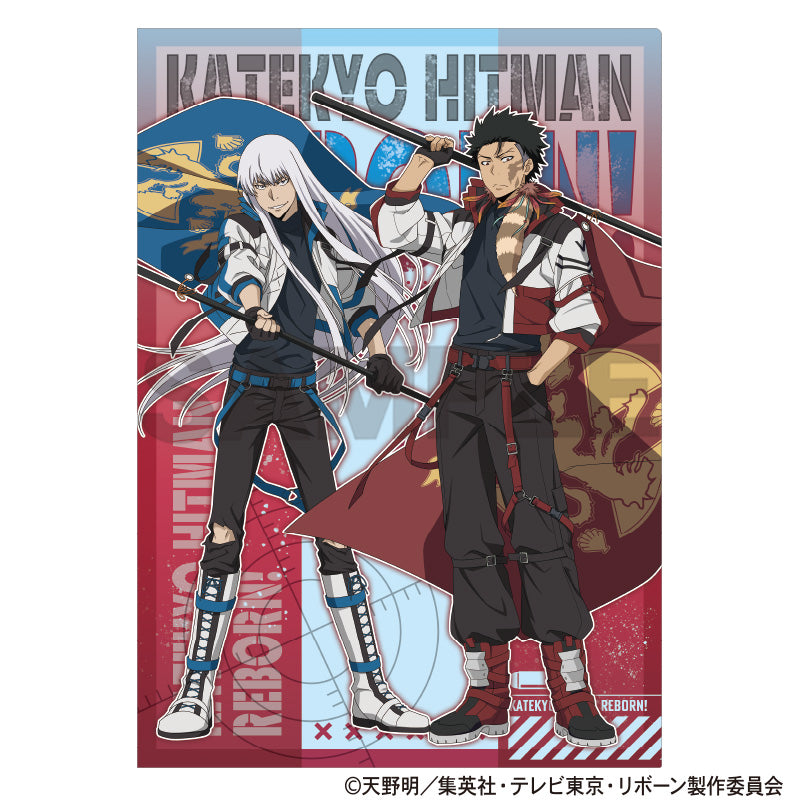 (Goods - Clear File) REBORN! Single Clear File XANXUS & S Squalo (Flag)