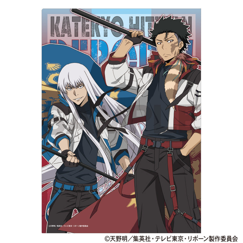(Goods - Clear File) REBORN! Single Clear File XANXUS & S Squalo (Flag)