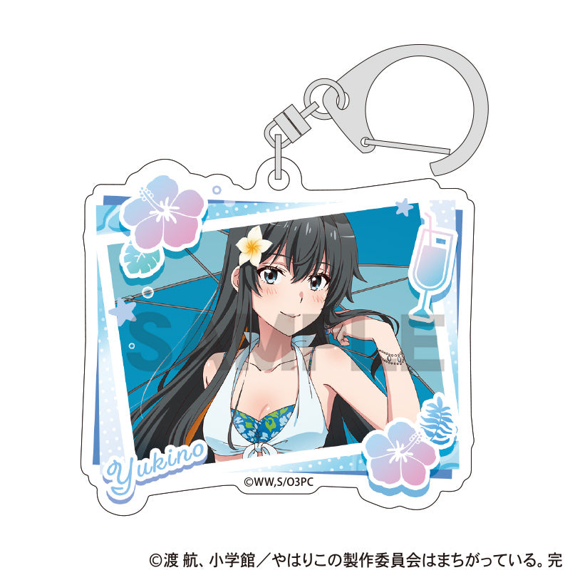 (1BOX=6)(Goods - Keychain) My Teen Romantic Comedy SNAFU Trading Acrylic Key Chain (Swimsuit Parasol)