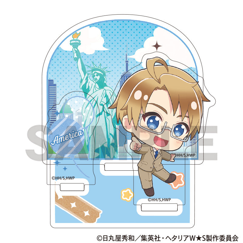 (Goods - Acrylic Stand) Hetalia World★Stars Diorama Acrylic Stand America (Chimaniwa)
