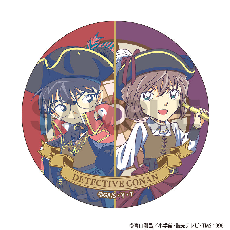 (1BOX=10)(Goods - Badge) Detective Conan Trading Metal Button Badge Sailor CruPallet