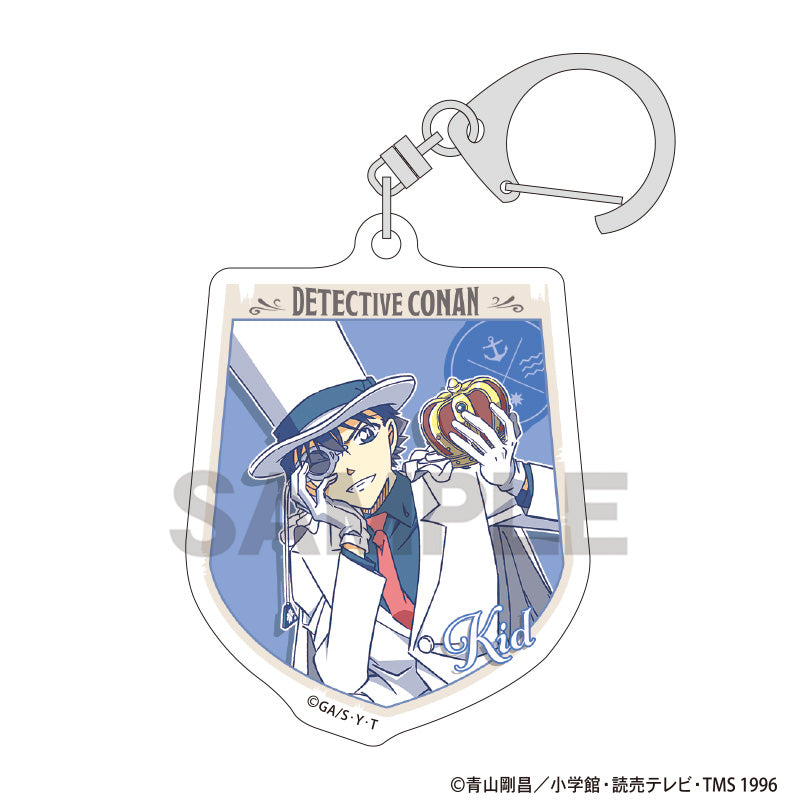 (1BOX=10)(Goods - Keychain) Detective Conan Trading Acrylic Keychain Sailor CruPallet