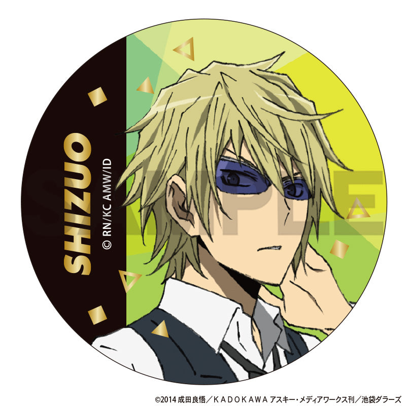 (1BOX=10)(Goods - Badge) Durarara!!x2 Trading Foil Stamped Button Badge