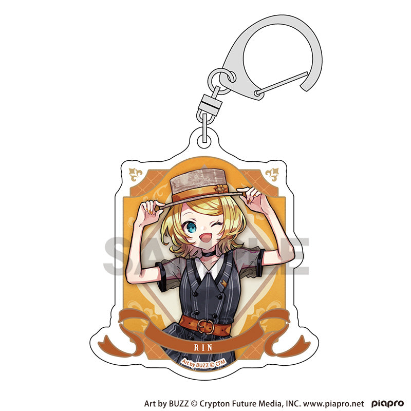 (Goods - Keychain) Hatsune Miku Acrylic Keychain Kagamine Rin Retoro☆Kobe 2025