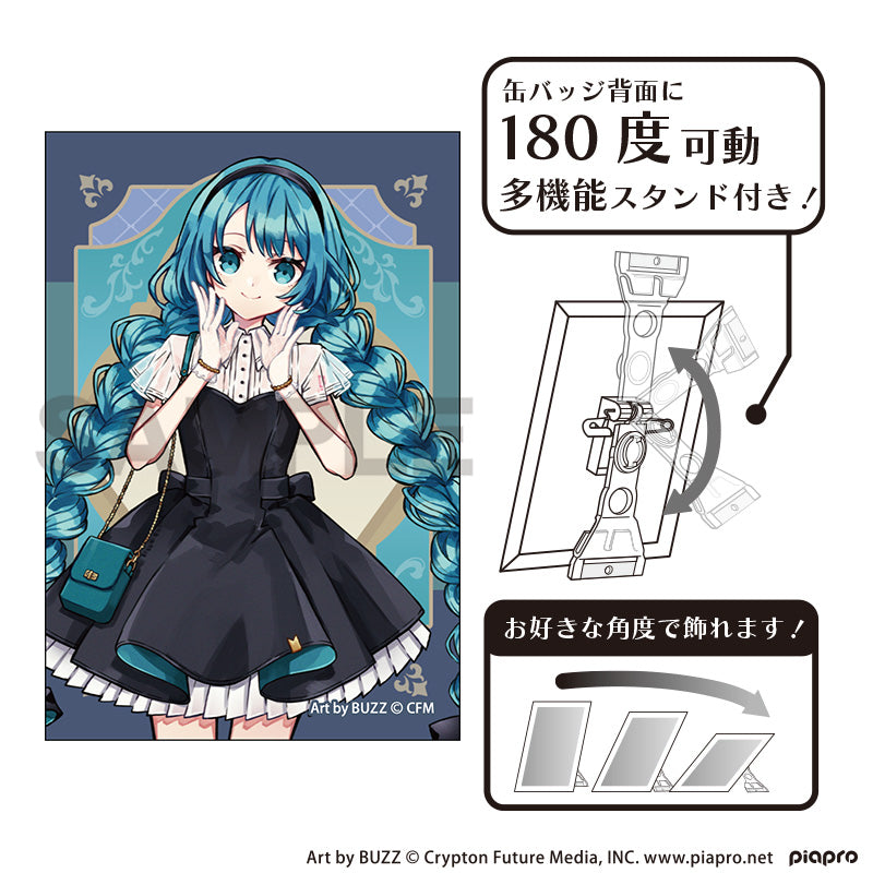 (Goods - Badge) Hatsune Miku Art Button Badge Hatsune Miku Retoro☆Kobe 2025