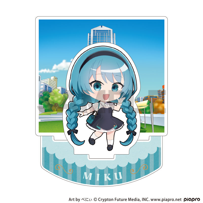 (Goods - Acrylic Stand) Hatsune Miku Diorama Acrylic Stand Hatsune Miku Retoro☆Kobe 2025 Chibi