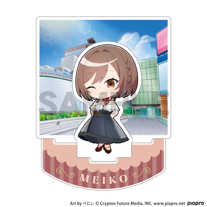 (Goods - Acrylic Stand) Hatsune Miku Diorama Acrylic Stand MEIKO Retoro☆Kobe 2025 Chibi