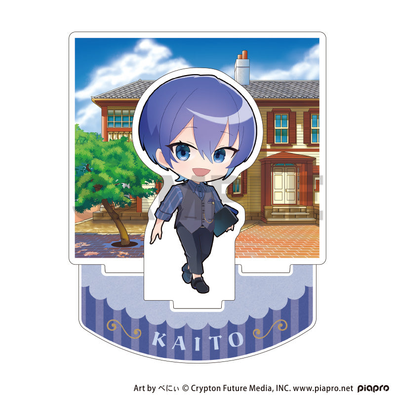 (Goods - Acrylic Stand) Hatsune Miku Diorama Acrylic Stand KAITO Retoro☆Kobe 2025 Chibi