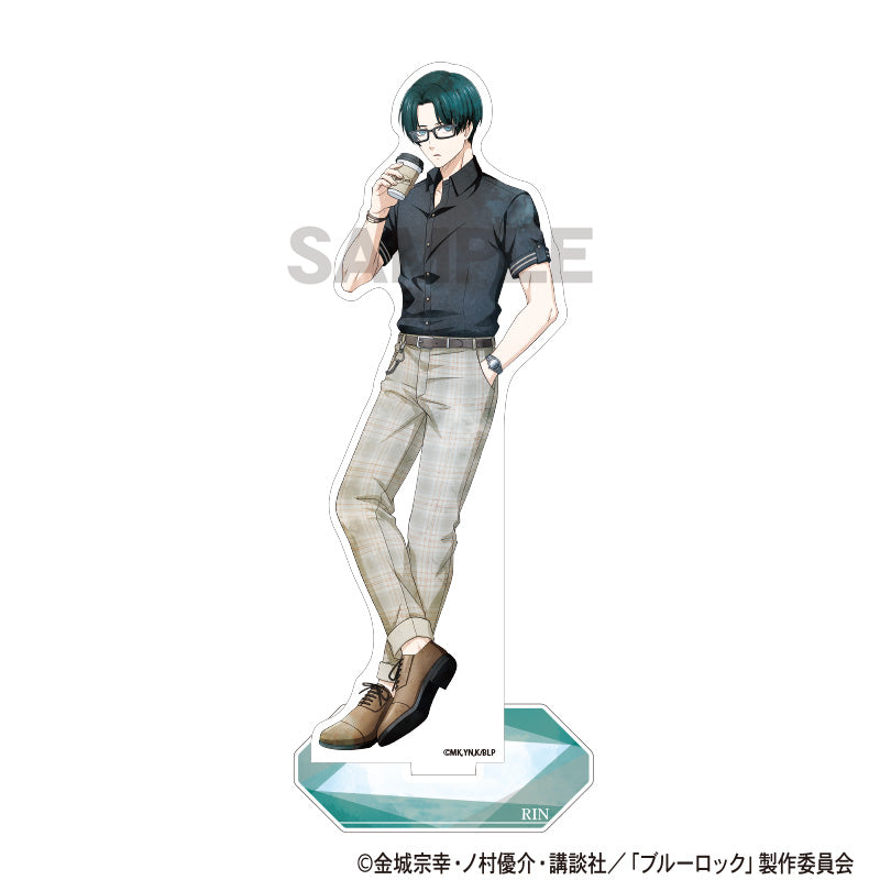 (Goods - Acrylic Stand) Blue Lock Acrylic Stand Rin Itoshi Holiday Glasses Nuance Color