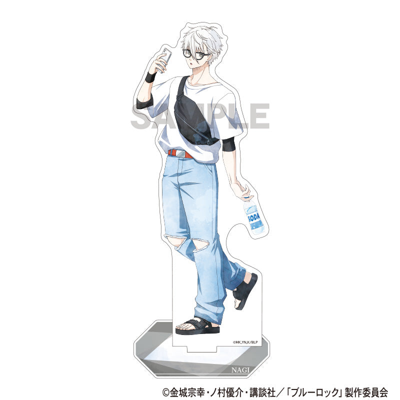 (Goods - Acrylic Stand) Blue Lock Acrylic Stand Seishiro Nagi Holiday Glasses Nuance Color