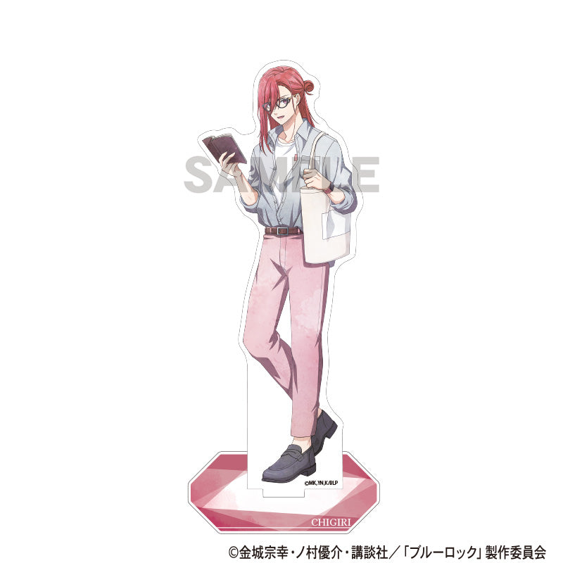 (Goods - Acrylic Stand) Blue Lock Acrylic Stand Hyoma Chigiri Holiday Glasses Nuance Color