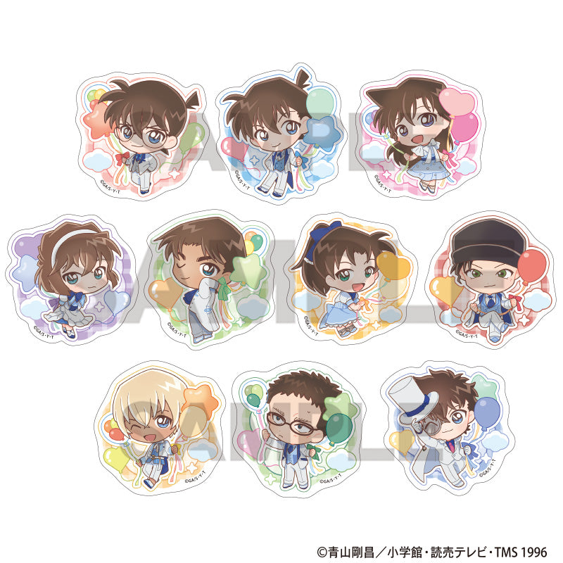 (1BOX=10)(Goods - Clip) Detective Conan Trading Acrylic Clip Balloon Chibi