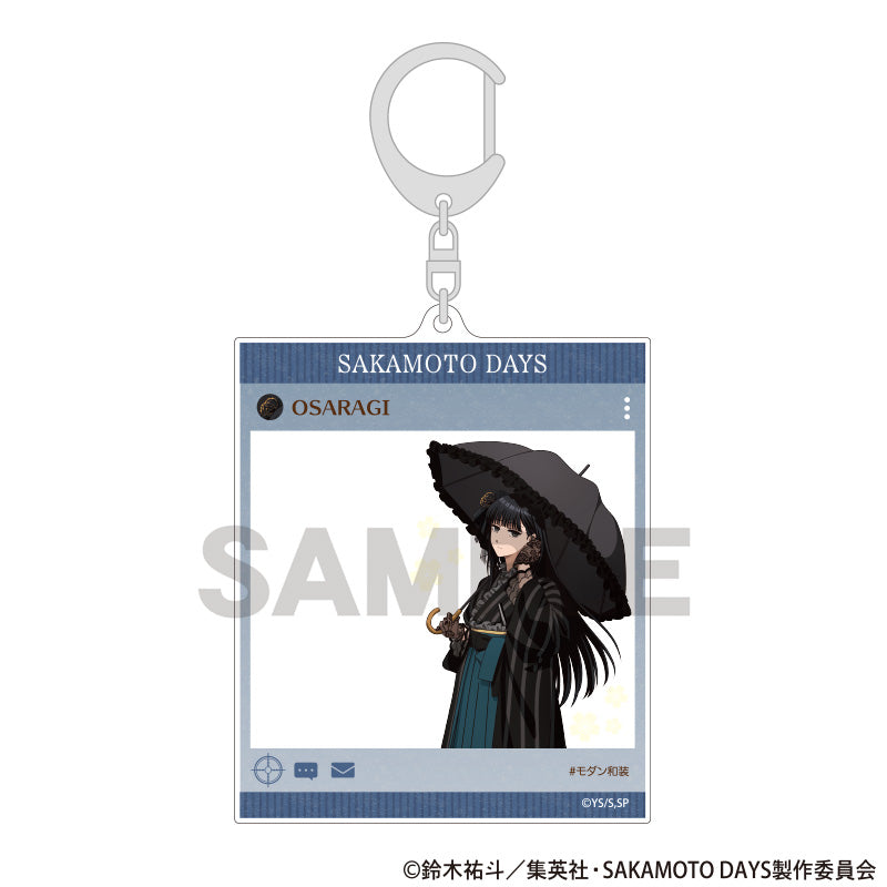 (Goods - Keychain) SAKAMOTO DAYS Social Media Style Acrylic Keychain Osaragi Modern Japanese Clothing