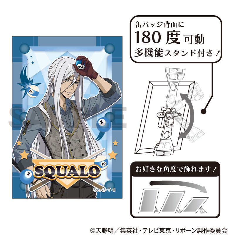 (Goods - Badge) REBORN! Art Button Badge S Squalo Billiards