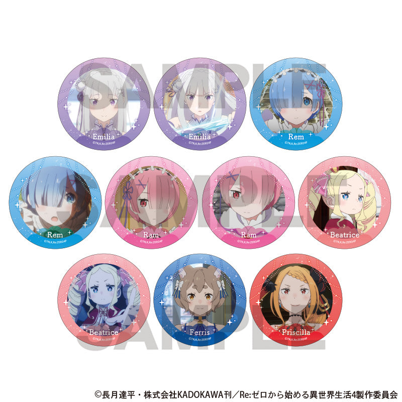 (1BOX=10)(Goods - Badge) Re:Zero − Starting Life in Another World Trading Button Badge
