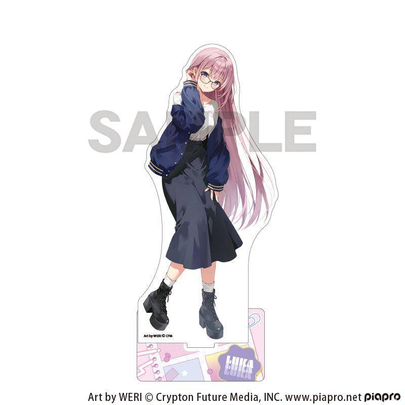 (Goods - Acrylic Stand) Hatsune Miku Acrylic Stand Megurine Luka Glasses Style