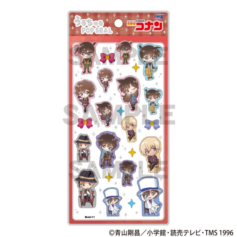(Goods - Sticker) Detective Conan Uruchuru POP SEAL British Style