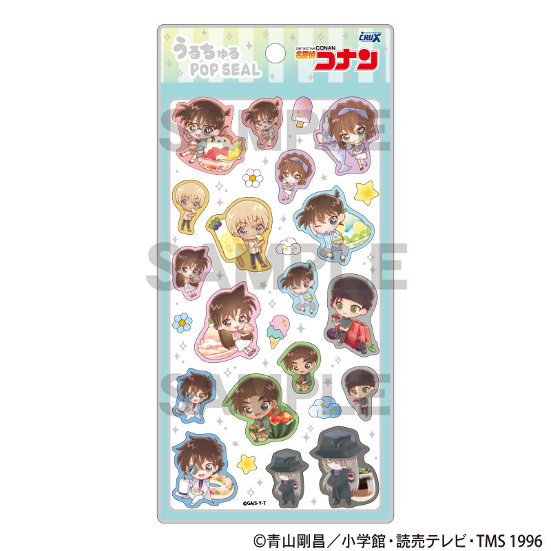 (Goods - Sticker) Detective Conan Uruchuru POP SEAL Charapeko Summer