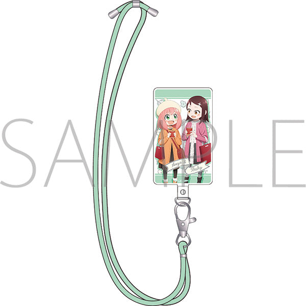 (Goods - Smartphone Accessory) SPY x FAMILY Smartphone Case Insert with Strap Set Anya & Becky C