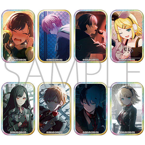 (1BOX=8)(Goods - Badge) Hatsune Miku: Colorful Stage! Square Badge Collection vol. 35 B
