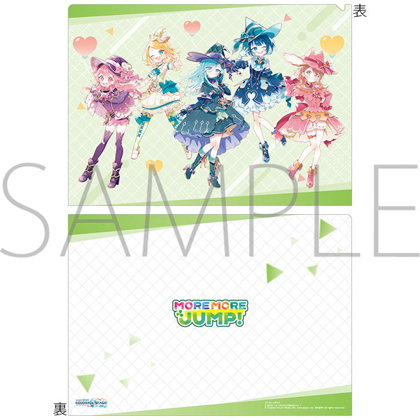 (Goods - Clear File) Hatsune Miku: Colorful Stage! Clear File (2024 Pop-Up Shop Art) - MORE MORE JUMP！
