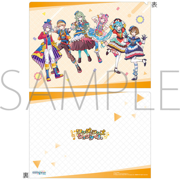 (Goods - Clear File) Hatsune Miku: Colorful Stage! Clear File (2024 Pop-Up Shop Art) - Wonderlands x Showtime
