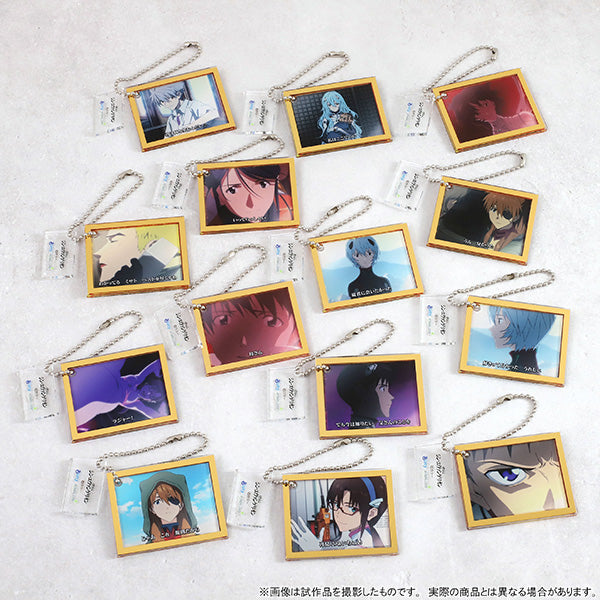 (1BOX=12)(Goods - Key Chain) Evangelion Acrylic Key Chain Collection Step Up Trailer, Vol.3, Pachinko Shin Evangelion