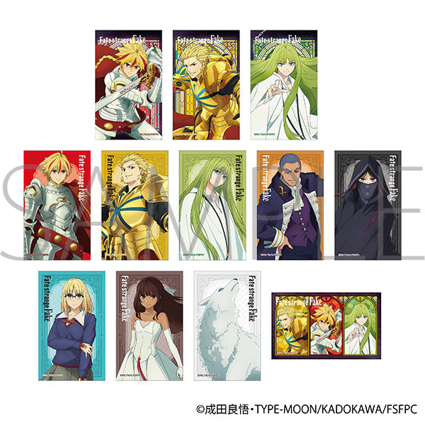 (1BOX=6)(Goods - Card) Fate/strange Fake Clear Sheet Collection