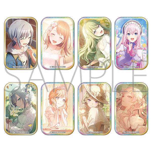 (1BOX=8)(Goods - Badge) Hatsune Miku: Colorful Stage! Square Badge Collection Vol.47 A