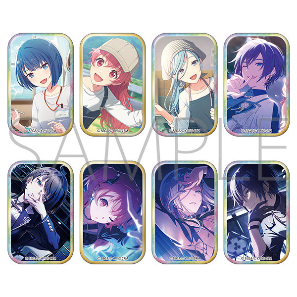(1BOX=8)(Goods - Badge) Hatsune Miku: Colorful Stage! Square Badge Collection Vol.47 B